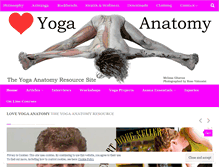 Tablet Screenshot of loveyogaanatomy.com